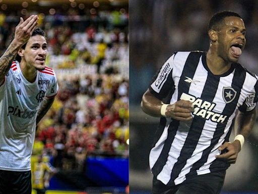 Raio X: Pedro, do Flamengo, e Júnior Santos, do Botafogo, se consolidam entre os maiores artilheiros do Brasil em 2024