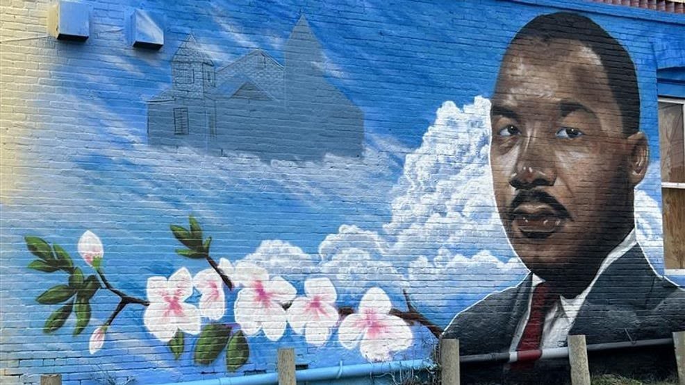 'What better place': Dr. King mural unveiled on namesake street