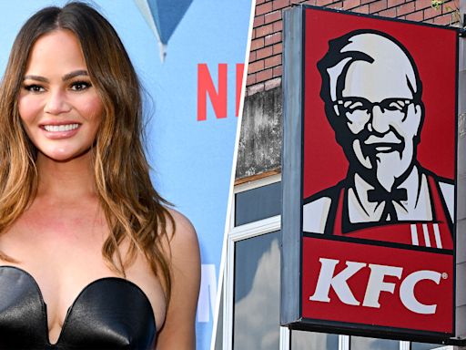 EXCLUSIVE: Chrissy Teigen plans to spend Mother’s Day with a bucket of KFC