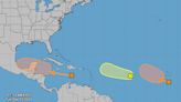 Hurricane center tracks 1 Caribbean, 2 Atlantic systems