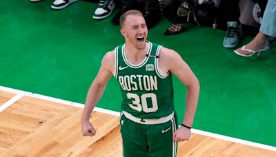 Celtics forward reveals gross details about parade, warns fans to 'be careful' if he threw them beer