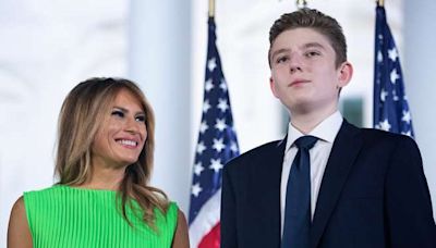 El hijo de Donald Trump, Barron Trump, hará su debut en la política