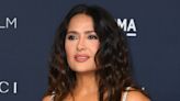 Salma Hayek Dazzles in Plunging Green Gown in New Photo From Marc Anthony's Wedding