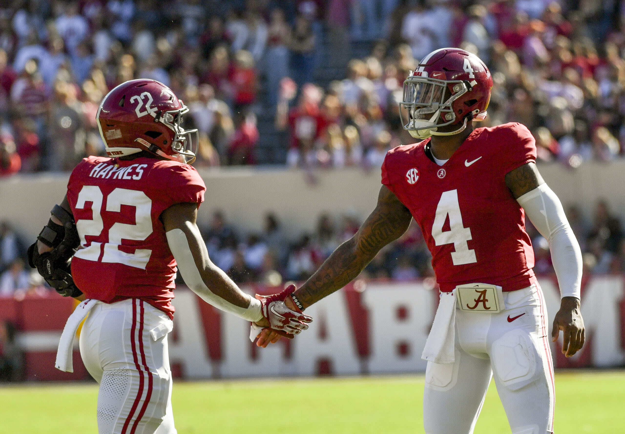 Where does Alabama rank in the post-spring college football power rankings?
