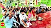 250 guest teachers protest seeking job security, better pay | Dehradun News - Times of India