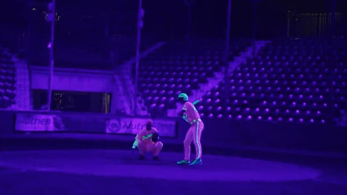 Summer League Baseball Team to Play Glow-in-the-Dark Game Under Blacklights