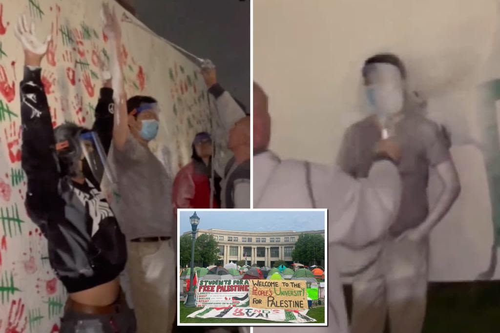 Contractor paints over anti-Israel student protesters at Ohio’s CWRU after they refused to move