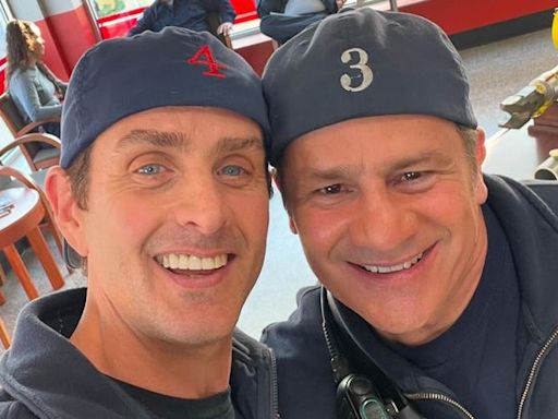 Joey McIntyre is on fire — “Chicago Fire”, that is, guest starring on this week's episode