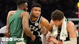 NBA: Milwaukee Bucks star Giannis Antetokounmpo suffers calf injury in win against Boston Celtics