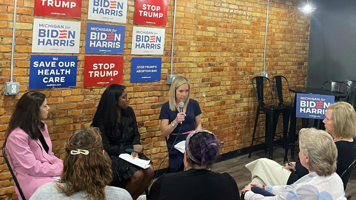 Abortion issue central to Democrats strategy to offset doubts about Biden in Michigan