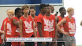 Lamar Football holds camp at Lindale High School