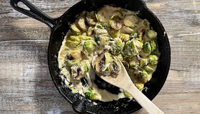 Keto Creamed Brussels Sprouts Recipe