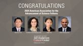 Four MD Anderson researchers elected AAAS Fellows