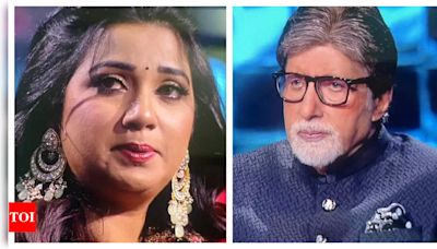 Kaun Banega Crorepati 16: Shreya Ghoshal in tears after hearing heartbreaking stories of elderly parents facing mistreatment from their children - Times of India