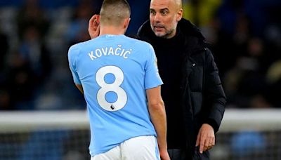 ‘Maybe he saw Rodri’ – Pep Guardiola hails Spaniard’s influence on Mateo Kovacic after brace against Fulham