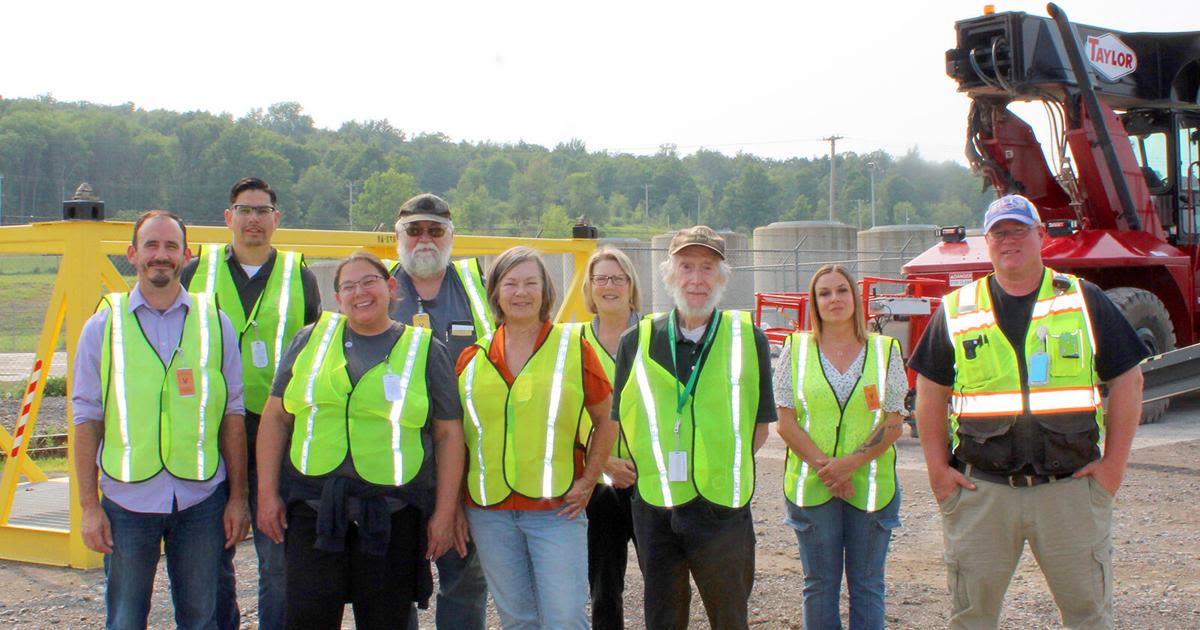 Citizen Task Force members tour the West Valley Demonstration Project