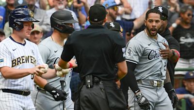 Tommy Pham calls out White Sox coach, Brewers catcher after play at the plate