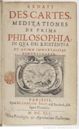 Meditationes de prima philosophia