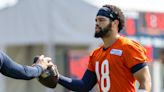 Chicago Bears QB Caleb Williams says he’s ‘on track to be ready’ while retaining perspective through training camp