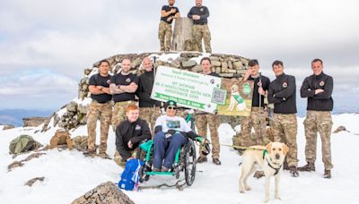 Supergran becomes 1st female wheelchair user to ‘climb’ Three Peaks