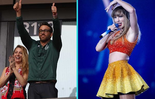 Ryan Reynolds & Blake Lively Support Taylor Swift at Madrid Tour Stop