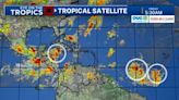 NHC monitoring three areas of tropical disturbance that could organize in Atlantic basin