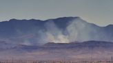 Wildfire burning southwest of Las Vegas