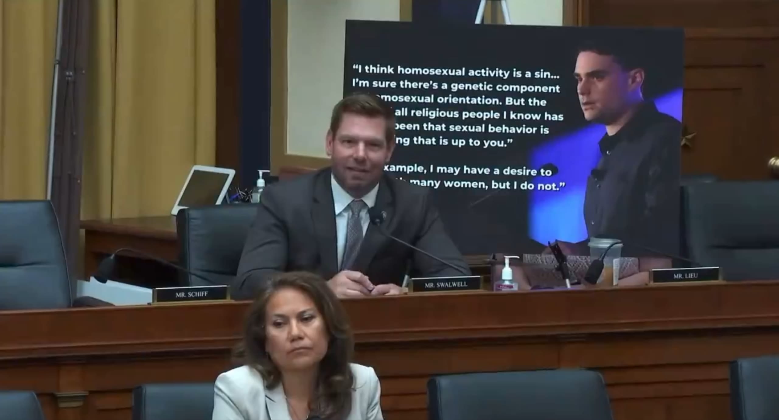 ‘Is It a Sin To Be Gay?’ Eric Swalwell Grills Ben Shapiro In Wild Hearing Exchange About Sex and Abortion