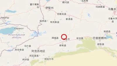 德國機構：中國新疆發生規模5.7地震 深度10公里