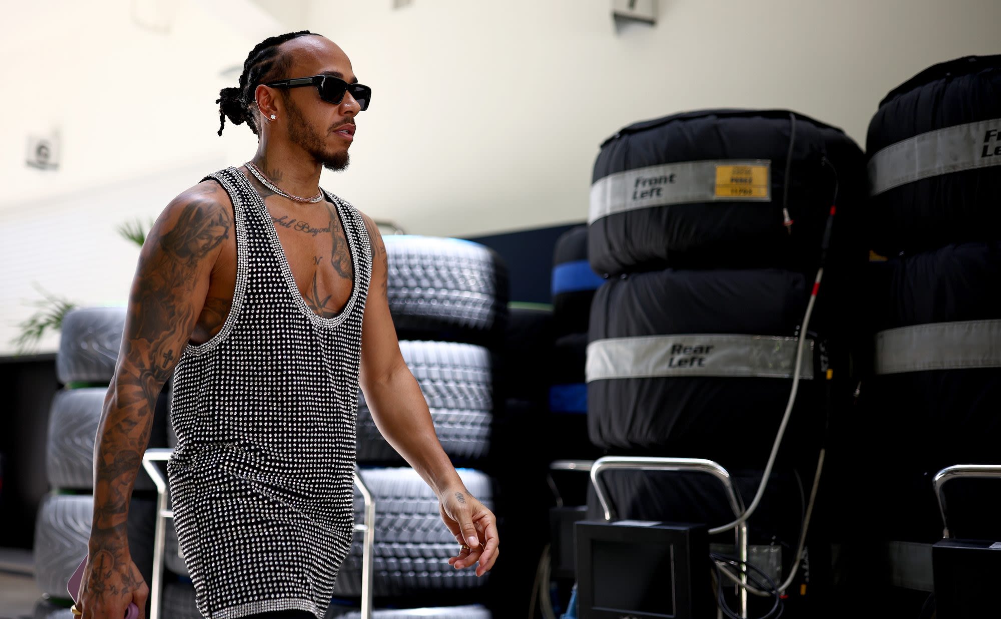 ... During the F1 Miami Grand Prix Weekend: Lewis Hamilton in Marc Jacobs, Kendall Jenner in Tommy Hilfiger and More