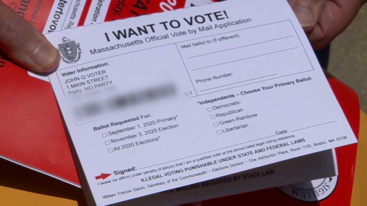 Mass. sending out mail-in ballot applications