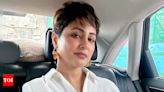 Hina Khan shares a glimpse into her life during chemotherapy - Times of India