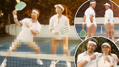 Watch cheeky Matthew McConaughey and wife Camila Alves play pickleball — with no pants