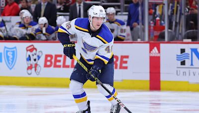 A candid Scott Perunovich on his future with Blues: 'You only have so many chances'