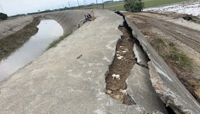 八掌溪破堤損壞菁寮排水堤邊坡 水利局：立馬搶救堤防工程 | 蕃新聞