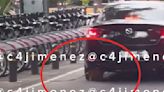 VIDEO: Conductor escapa con la 'ARAÑA' puesta en Polanco; ya lo buscan