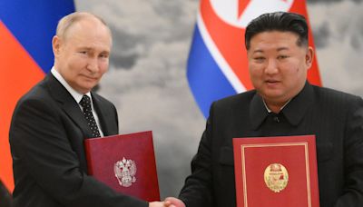 Putin and Kim Jong Un's wartime pact sees the two autocrats one step closer to creating a world 'safe for authoritarians,' expert says