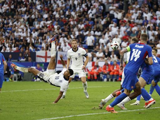 Bellingham rescues England at the death vs Slovakia