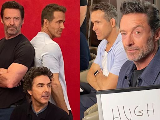 Hugh Jackman Shares Ryan Reynolds, Shawn Levy's Bromance Moment From Deadpool & Wolverine Sets. Watch