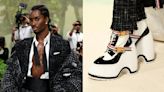 Alton Mason’s Black-and-White Platforms at the Met Gala 2024 Red Carpet Have This Hidden Detail