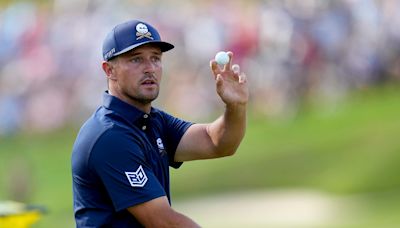 Bryson DeChambeau confronts man who swiped golf ball meant for young fan