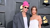 Hailey and Justin Bieber Coordinate Pink and Yellow in Budapest