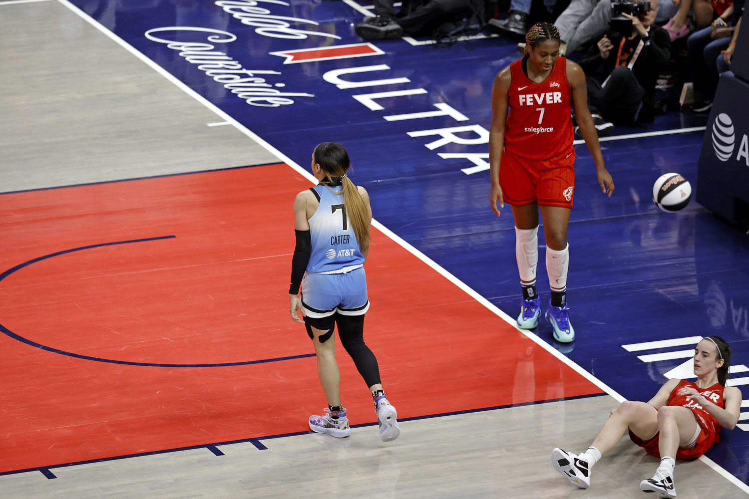 Caitlin Clark on hard fouls early in WNBA career: 'I'm trying not to let it bother me'