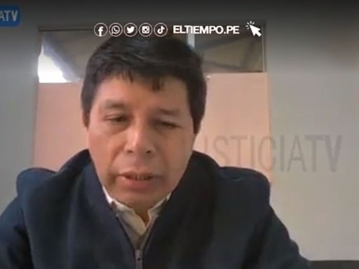 Pedro Castillo sobre intento de golpe de Estado: «Simplemente leí un documento sin ninguna consecuencia»