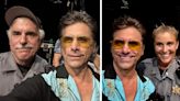 Actor John Stamos poses with Horry County deputies during Alabama Theatre performance