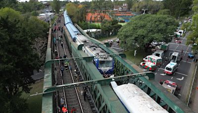 Choque de trenes de la línea San Martín en Palermo: qué pasó y cuántos heridos hay