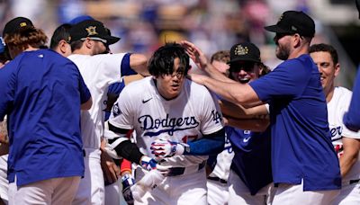 Shohei Ohtani’s first walk-off hit for the Dodgers caps an eventful week for the superstar slugger