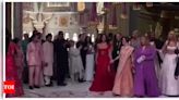 Anant Ambani-Radhika Merchant wedding: Nita Ambani welcomes Kim Kardashian to celebrations; makes grand entrance walking hand-in-hand | - Times of India