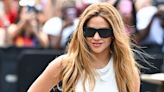 Shakira fue captada en el GP de la Fórmula 1 de Gran Bretaña en la que Lewis Hamilton hizo podio