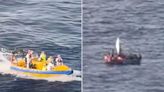 Cruise Ship Rescues 14 People Stranded at Sea for 8 Days as Passengers Look on in 'Shock': WATCH